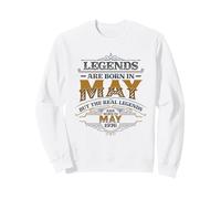 Legends Are Born In May 1976 Womens Birthday Sweatshirt