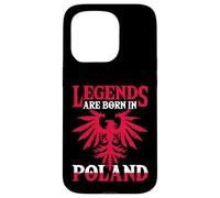 Legends Are Born In Poland Eagle Flag Pride Polish Edition Case for iPhone 15 Pro