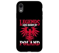 Legends Are Born In Poland Eagle Flag Pride Polish Edition Case for iPhone XR