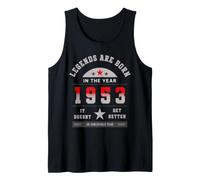 Legends are Born in The Year 1953 Unbeatable Vintage 53 Tank Top