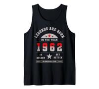 Legends are Born in The Year 1962 It Doesnt Get Better 60s Tank Top