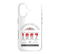 Legends Are Born In The Year 1967 Birthday Retro Varsity Case for iPhone 17