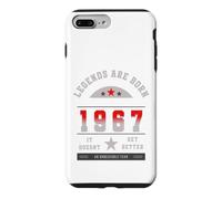 Legends Are Born In The Year 1967 Birthday Retro Varsity Case for iPhone 7 Plus/8 Plus