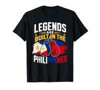 Legends are Built in The Philippines - Filipino Boxing Pride T-Shirt