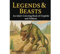 Legends & Beasts: An adult coloring book of cryptids and folklore