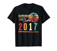 Legends Born in July 2017 5th Birthday Man Gift T-Shirt
