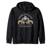Legends Don't Retire - They Dead Lift Zip Hoodie