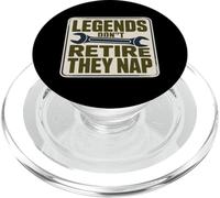 Legends Don't Retire They Nap - Retirement Humor PopSockets PopGrip for MagSafe