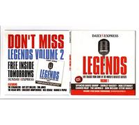 Legends Live - Legends Live Volumes 1 & 2 - Double CD - Rare Promotional Issue By The Daily Express