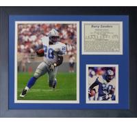 Legends Never Die "Barry Sanders Away Framed Photo Collage, 11 x 14-Inch