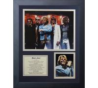 Legends Never Die "Bon Jovi Framed Photo Collage, 11 x 14-Inch
