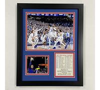 Legends Never Die, Inc. Kansas Jayhawks | 2021-2022 National Champions | 12"x15" Framed Photo Collage (Celebration)