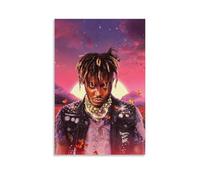 Legends Never Die Juice WrldAlbum Cover Aesthetic Limited Edition Poster Signature Rap Singer Music Poster Dormitory Decoration Bedroom Poster Printing Canvas Wall Art Room08x12inch(20x30cm) Unframe-s