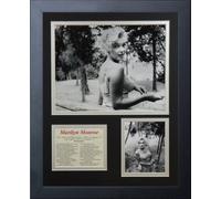 Legends Never Die "Marilyn Monroe Fence" Framed Photo Collage, 11 x 14-Inch