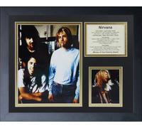 Legends Never Die Nirvana Framed Photo Collage, 11x14-Inch (16179U)