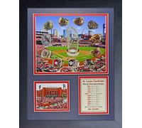 Legends Never Die St. Louis Cardinals World Series Rings and Championships Collage Photo Frame, 11" x 14"