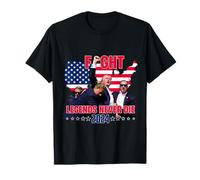 Legends never die, Trump flag 2024 fight T-Shirt