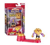 Legends of Akedo Beast Strike Battling Giant Gold Tusk. Mini Battling Warriors. Armor Explodes Off During Battle. Ready, Fight, Split Strike. Small