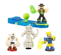 Legends of Akedo Powerstorm Official Rules Starter Pack Legendary Punch Attack 3 Mini Battling Warriors with Training Practice Piece and Exclusive Joystick Controller