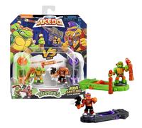 Legends Of Akedo Teenage Mutant Ninja Turtles. Mini Battling Warriors Versus Pack Michelangelo Vs Bebop