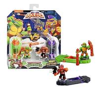 Legends Of Akedo Teenage Mutant Ninja Turtles, Mini Battling Warriors Versus Pack Michelangelo Vs Bebop, Green