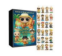 Legends of Rock & Metal Advent Calendar 2025, Advent Calendar Ornaments 24 Days Countdown Calendars With Iconic Musical Character Collectibles,Gifts for Rock & Metal Fans (C)