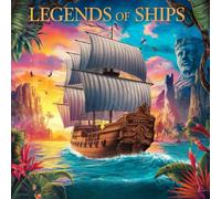 Legends of Ships Coloring Book for Adults & Teens - Historic Vessels, Pirate Ships, Viking Longboats, Ancient Galleons, Nautical Adventures, Relaxing Maritime Art for Stress Relief & Creativity