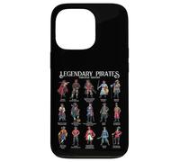 Legends of the Seas - Famous Pirates Case for iPhone 13 Pro