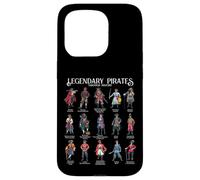 Legends of the Seas - Famous Pirates Case for iPhone 15 Pro
