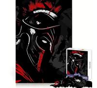Legends of The Spartan in The Shadows Adults 1000 Piece Jigsaw Puzzle Unwind Game Clear Tone Enjoyable Challenge Unique Gift (38x26cm)