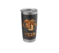 Legends Under the Full Moon Paranormal Creatures Night Scene Stainless Steel Insulated Tumbler