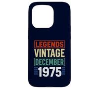 Legends Vintage December 1975 Retro Birthday Gen X Seventies Case for iPhone 15 Pro