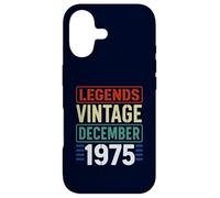 Legends Vintage December 1975 Retro Birthday Gen X Seventies Case for iPhone 17