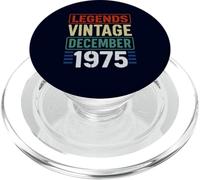 Legends Vintage December 1975 Retro Birthday Gen X Seventies PopSockets PopGrip for MagSafe