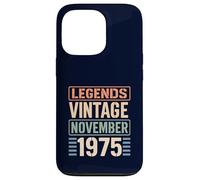 Legends Vintage November 1975 Retro Birthday Gen X Seventies Case for iPhone 13 Pro