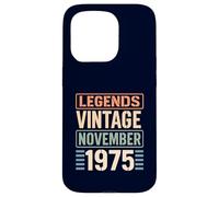 Legends Vintage November 1975 Retro Birthday Gen X Seventies Case for iPhone 15 Pro