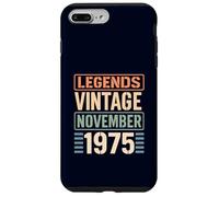 Legends Vintage November 1975 Retro Birthday Gen X Seventies Case for iPhone 7 Plus/8 Plus