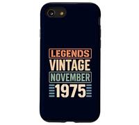 Legends Vintage November 1975 Retro Birthday Gen X Seventies Case for iPhone SE (2020) / 7/8