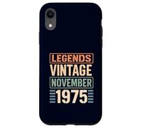 Legends Vintage November 1975 Retro Birthday Gen X Seventies Case for iPhone XR