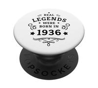 Legends Were Born in 1936 Vintage 90th birthday Design PopSockets Adhesive PopGrip
