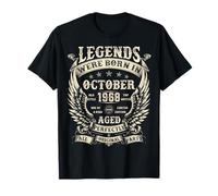 Legends were Born in 1968 57th Bday Gifts for Men October T-Shirt