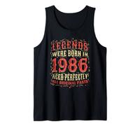 Legends Were Born In 1986 Aged Perfectly All Original Parts Tank Top