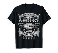 Legends Were Born In August 1984 Vintage 41st Birthday Men T-Shirt