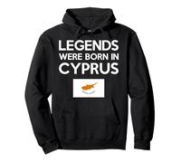 Legends Were Born In Cyprus Cypriot Flag Pride Roots Pullover Hoodie