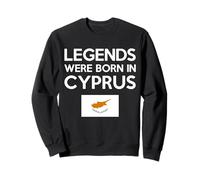 Legends Were Born In Cyprus Cypriot Flag Pride Roots Sweatshirt