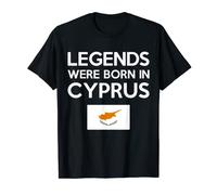 Legends Were Born In Cyprus Cypriot Flag Pride Roots T-Shirt