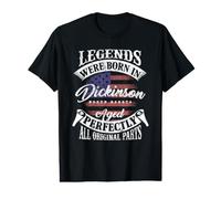 Legends were Born in Dickinson North Dakota Birthday Value Graphic T-Shirt