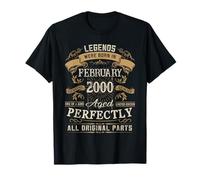 Legends Were Born In February 2000 20th Birthday Gift T-Shirt