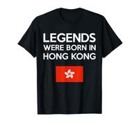 Legends Were Born In Hong Kong Hong Kong Flag Pride Roots T-Shirt