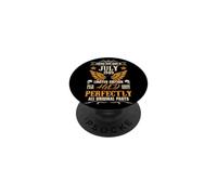Legends Were Born in July 1989 - Rock Biker 37 Birthday PopSockets Adhesive PopGrip